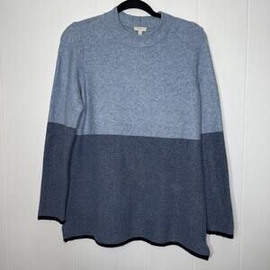 Talbots Women’s Blue Colorblock Sweater Size Medium